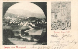 1899 Gruss Aus Thaingen Thainger Sturm 1499 Thayngen - Thayngen