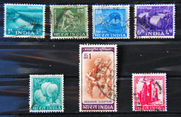 INDE 1960/1969 - Petit Lot De 6 Timbres Oblitérés - Used Stamps