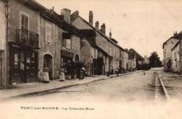 PORT SUR SAONE -70- LA GRANDE RUE - Port-sur-Saône