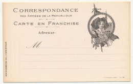 3 CPFM -  Correspondance Armées De La République - Alsacienne Et Chasseur (Belfort) - Editions Farges Lyon - Neuves Sup - Briefe U. Dokumente
