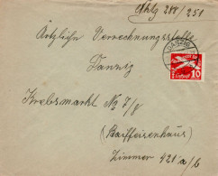 DANZIG 1937  LETTER SENT FROM DANZIG - Cartas & Documentos
