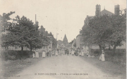 Saint Valerien - L'entrée En Venant De Sens - Saint Valerien