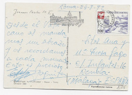 3804  Postal  Vaticano 1982, Flamme Turístico, - Lettres & Documents