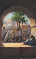 ALGERIE. Edit LEHNERT & LANDROCK N°779 "Contemplation " (Vieillard Assis Au Sol Devant Son Village) - Katten