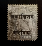 INDE 1906 King Edward VII, Timbre Affranchissement 3 P Oblitéré - 1902-11 Roi Edouard VII