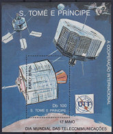 F-EX43011 SAO TOME I PRINCIPE MNH 1989 UIT SATELLITE EARLY BIRD TELECOMMUNICACTION  - Usines & Industries