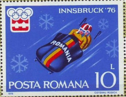 ROMANIA 3318,unused - Winter 1976: Innsbruck