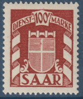 SARRE SERVICE N° 38 NEUF** LUXE /   Hingeless MNH - Service
