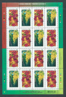 Canada # 2000-2001 - Full Pane Of 16 - National Emblems - Feuilles Complètes Et Multiples