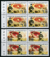 Türkiye 2016 Mi 4257-4258 MNH Kut-ül Amare Victory, 100th Anniv, WW1, Battle, Flag, Battlefield [Block Of 4] - Nuevos