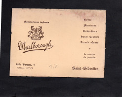 (P) Carte De Visite - Manufacturas Inglesas " Marlborough " Saint Sébastien / San Sebastian - Cartes De Visite