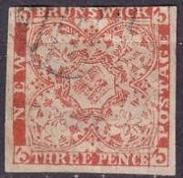 NOUVEAU-BRUNSWICK - 3 P. De 1851 FAUX - Used Stamps