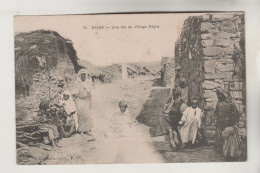 CPA SAIDA (Algérie) - Une Rue Du Village Nègre - Saida