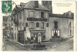 MANZAT - Place De La Fontaine - Manzat