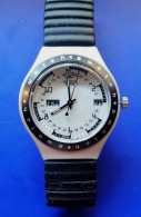 SWATCH-IRONY-ALUMINIM+HIJACKER-YGS7003A+VINTAGE-WRIST-WATCH+FROM-90. - Horloge: Antiek