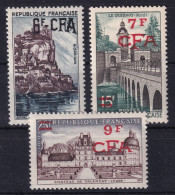 RÉUNION 1957 - MNH - YT 334, 335, 336 - Unused Stamps