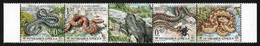 Bosnia Serbia 2005 Fauna Snakes Reptiles, Set In Strip MNH - Serpents