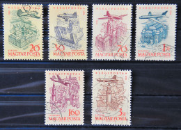 HONGRIE - Poste Aérienne - Lot De 6 Timbres Oblitérés N° 213-214-215-216-217-219 - Gebraucht