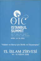 Türkiye 2016 Mi 4248-4249 MNH The 13th Islamic Summit, Special Folder - Nuevos