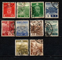 GIAPPONE - 1937 - IMMAGINI DEL GIAPPONE - USATI - Used Stamps