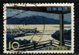 GIAPPONE - 1961 -  Lake Biwa Quasi-National Park - USATO - Gebruikt