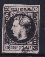 ROMANIA 1866/67 - Canceled - Sc# 31 - 1858-1880 Moldavia & Principality