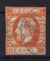 ROMANIA 1871/72 - Canceled - Sc# 44 - 1858-1880 Moldavie & Principauté