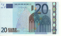 20 EURO  "U"   Francia  DRAGHI   L 086 B2   U39976175345  /  FDS - UNC - 20 Euro