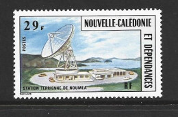 New Caledonia 1977 Satellite Station 29 Fr Single MNH - Ongebruikt