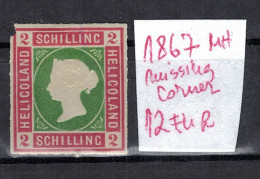 CHCT9 - 2 Schilling, Missing Corner, 1867, Helgoland, Heligoland, Germany - Heligoland