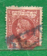 5 Puerto Rico 1898 YT 132Usado Usato,Used-TT: Personalidades- Variedad Dentado Corrido - Puerto Rico