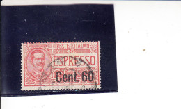 ITALIA  1922 - Unificato  E  6° - Espresso - Exprespost