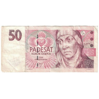 Billet, République Tchèque, 50 Korun, 1997, KM:17, TTB - Tchéquie