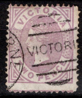 Vic 1873-87 SG 178b Victoria Dull Mauve.  Cat. £1.00 - Gebruikt