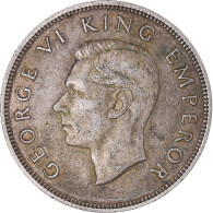 Monnaie, Nouvelle-Zélande, George VI, Centenaire, 1/2 Crown, 1940, Royal Mint - Nieuw-Zeeland