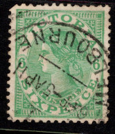 Vic 1905 SG 423b Six Pence, Emerald. Cat £0.80 - Used Stamps