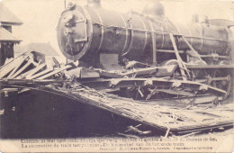 PK - Kontich - Catastrophe , Spoorweg Ongeval Locomotief , Trein Train - 1908 - Catastrophes