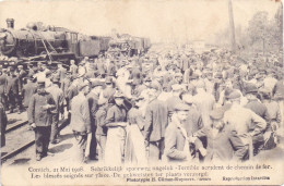 PK - Kontich - Catastrophe , Spoorweg Ongeval Locomotief , Trein Train - Slachtoffers - 1908 - Catastrophes