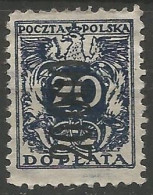 POLOGNE / TAXE N° 63 OBLITERE - Postage Due