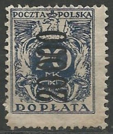 POLOGNE / TAXE N° 63 OBLITERE - Postage Due