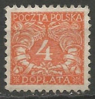 POLOGNE / TAXE N° 14 OBLITERE - Postage Due