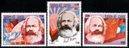 LAOS 1983 Mi 688-690 100th ANNIVERSARY OF KARL MARX DEATH MINT STAMPS ** - Laos