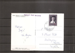 Liechtenstein ( CP De 1953 De Balzers  Vers La Grande-Bretagne à Voir) - Storia Postale