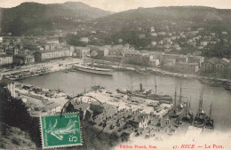 FRANCE - Nice - Le Port - Vue - Bateaux - Carte Postale Ancienne - Transport Maritime - Port