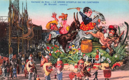 FRANCE - Nice - Carnaval De Nice - Le Grand Steeple Gai De Cantaron - Char - Colorisé - Carte Postale Ancienne - Carnevale