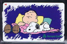 Télécartes Carte Telephonique Phonecard Japon Japan  Telecarte Theme Snoopy - BD