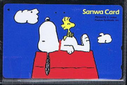 Télécartes Carte Telephonique Phonecard Japon Japan  Telecarte Theme Snoopy - BD