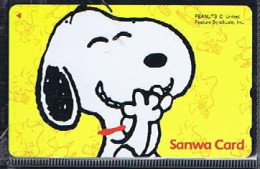 Télécartes Carte Telephonique Phonecard Japon Japan  Telecarte Theme Snoopy - BD