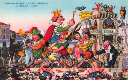 FRANCE - Nice - Carnaval De Nice - Le Roi Pausole - Char - Colorisé - Animé - Carte Postale Ancienne - Karneval