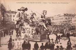 FRANCE - Carnaval De Nice XLVIII - Char "Le Plaisir Du Dimanche" - Char - Animé - Carte Postale Ancienne - Carnaval